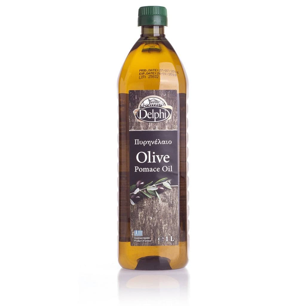 Оливковое масло для жарки DELPHI POMACE 1 л. купить в интернет-магазине греческих продуктов с доставкой по Иркутску и Иркутской области